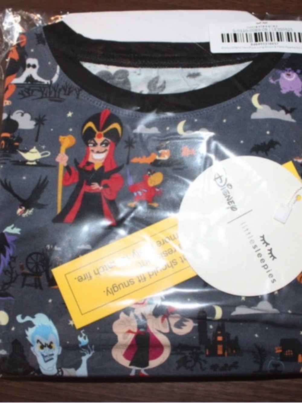 Little sleepies villains pajama set new size 3T